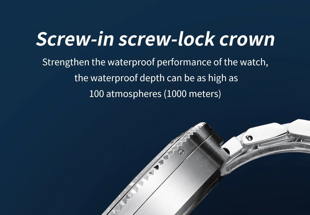 Abyssal Diver – 1000M Automatic Edition - Shark & Sapphire