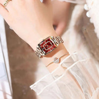 Avenue Elegance Rectangle Quartz - Shark & Sapphire