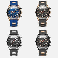 ChronoMaster Adventurer - Luxury Sport Quartz Timekeeper - Shark & Sapphire