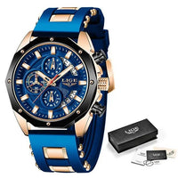 ChronoMaster Adventurer - Luxury Sport Quartz Timekeeper - Shark & Sapphire