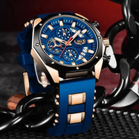 ChronoMaster Adventurer - Luxury Sport Quartz Timekeeper - Shark & Sapphire