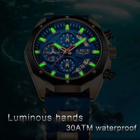 ChronoMaster Adventurer - Luxury Sport Quartz Timekeeper - Shark & Sapphire