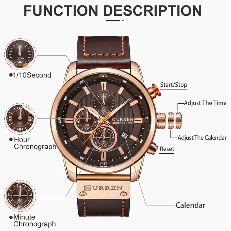 Command Chronograph - Shark & Sapphire