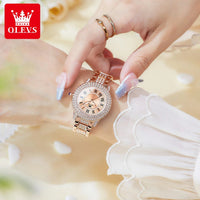 Diamond Éclat - Luxe Roman Dial Quartz Watch - Shark & Sapphire