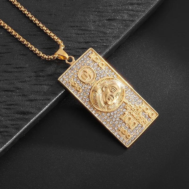 Icy Savage Letter Pendant - Shark & Sapphire