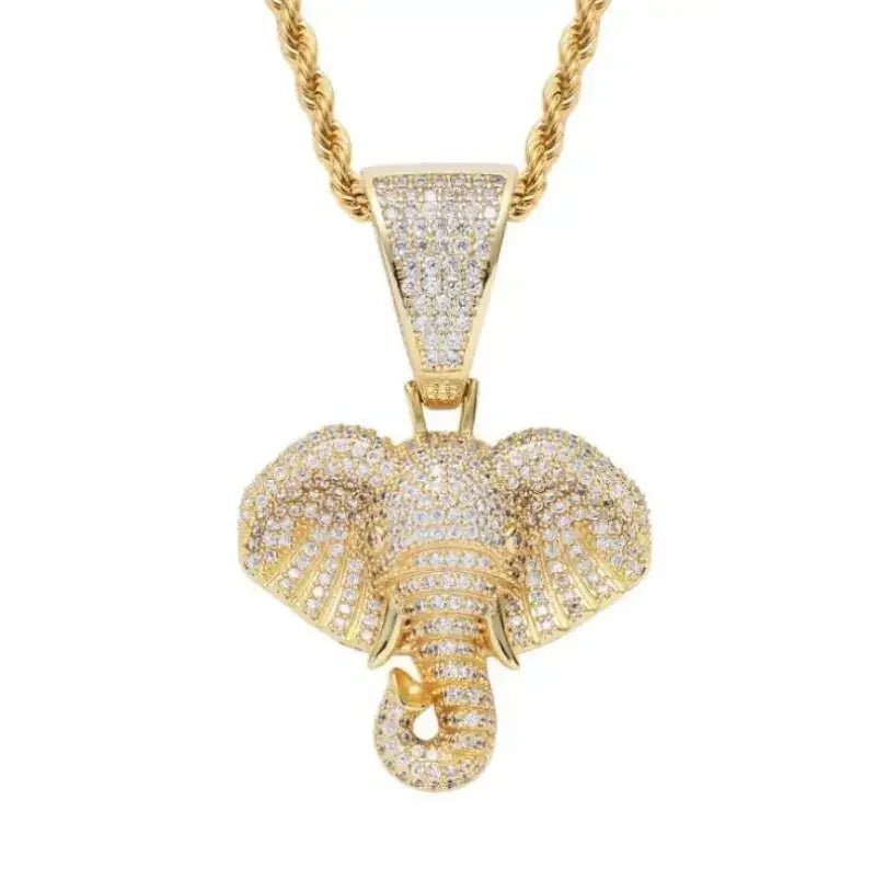 Icy Savage Letter Pendant - Shark & Sapphire