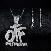 Icy Savage Letter Pendant - Shark & Sapphire
