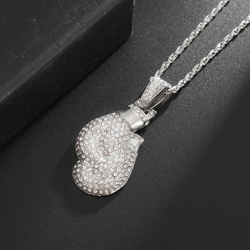 Icy Savage Letter Pendant - Shark & Sapphire