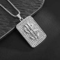 Icy Savage Letter Pendant - Shark & Sapphire