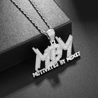 Icy Savage Letter Pendant - Shark & Sapphire