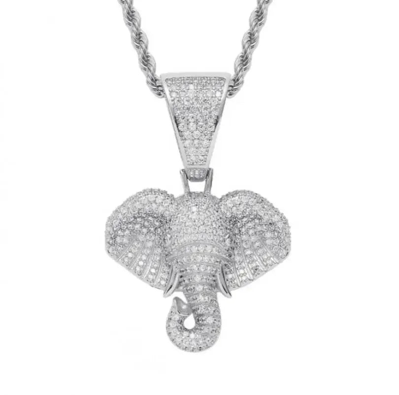 Icy Savage Letter Pendant - Shark & Sapphire
