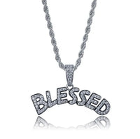 Icy Savage Letter Pendant - Shark & Sapphire
