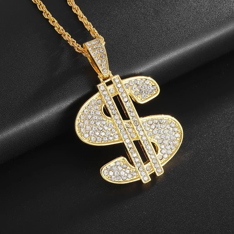 Icy Savage Letter Pendant - Shark & Sapphire