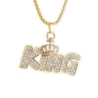 Icy Savage Letter Pendant - Shark & Sapphire