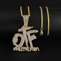 Icy Savage Letter Pendant - Shark & Sapphire