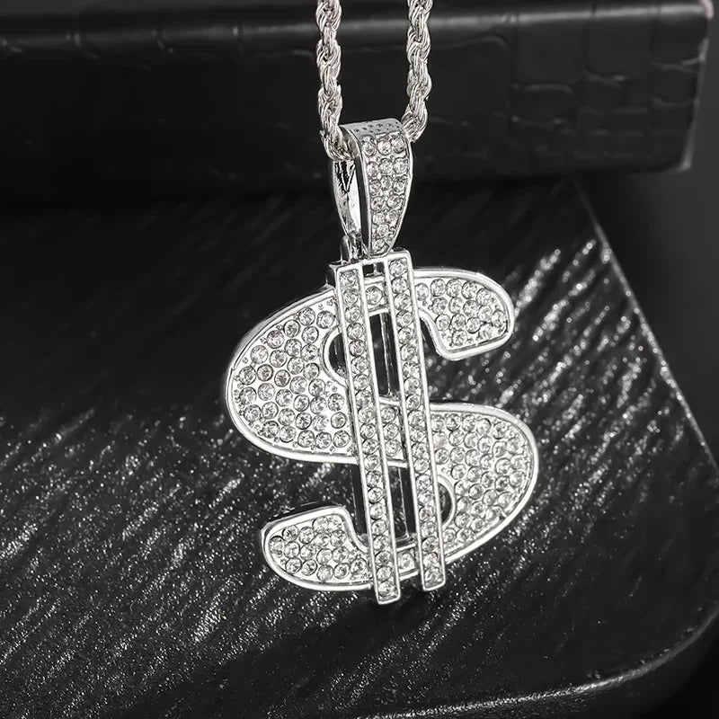 Icy Savage Letter Pendant - Shark & Sapphire