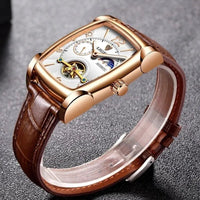 Lige Automatic Moon Phase Tourbillon Luxury Timepiece - Shark & Sapphire