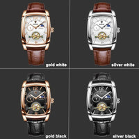 Lige Automatic Moon Phase Tourbillon Luxury Timepiece - Shark & Sapphire