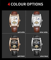 Lige Automatic Moon Phase Tourbillon Luxury Timepiece - Shark & Sapphire