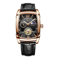 Lige Automatic Moon Phase Tourbillon Luxury Timepiece - Shark & Sapphire