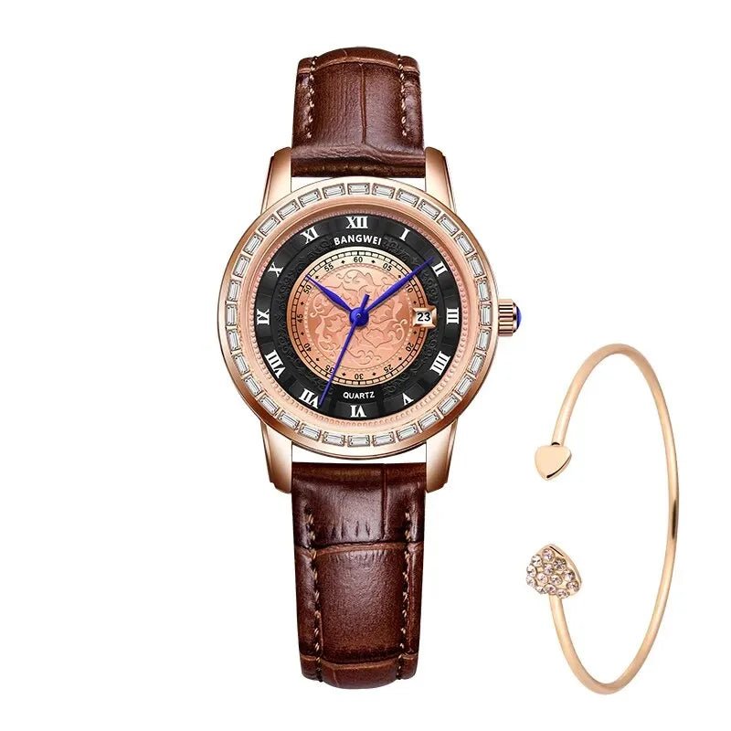 Lige Elegance Chronograph – Women's Luxury Sports Watch - Shark & Sapphire