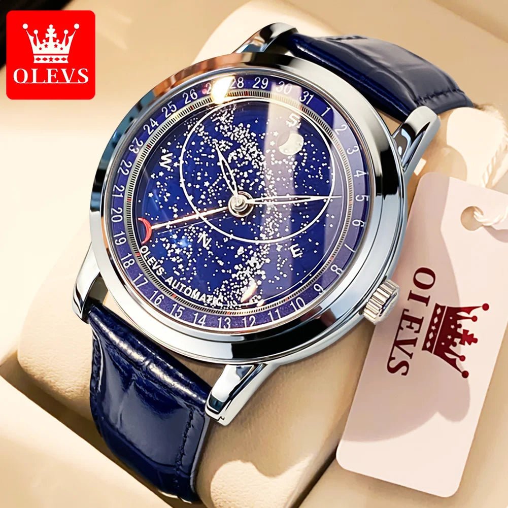Shark & Sapphire Celestial Orbit Automatic - Shark & Sapphire