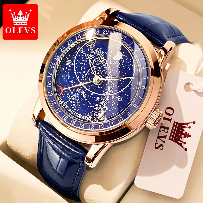Shark & Sapphire Celestial Orbit Automatic - Shark & Sapphire