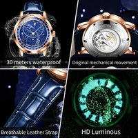 Shark & Sapphire Celestial Orbit Automatic - Shark & Sapphire