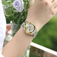 Shark & Sapphire Golden Radiance Luxury Women's Watch - Shark & Sapphire