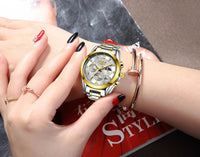 Shark & Sapphire Golden Radiance Luxury Women's Watch - Shark & Sapphire