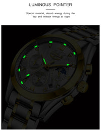 Shark & Sapphire Golden Radiance Luxury Women's Watch - Shark & Sapphire