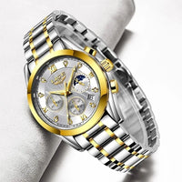 Shark & Sapphire Golden Radiance Luxury Women's Watch - Shark & Sapphire