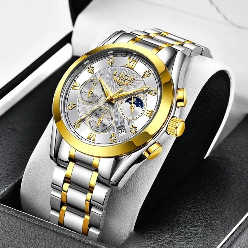 Shark & Sapphire Golden Radiance Luxury Women's Watch - Shark & Sapphire
