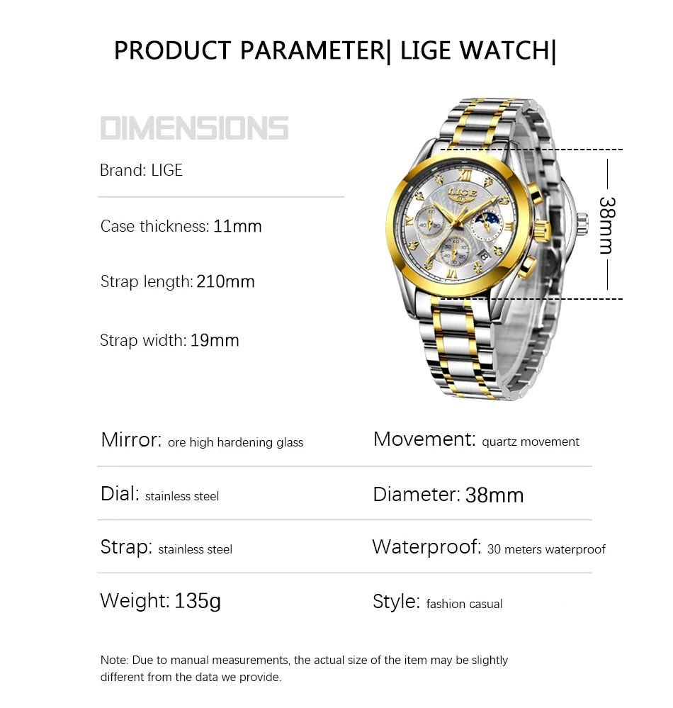 Shark & Sapphire Golden Radiance Luxury Women's Watch - Shark & Sapphire