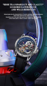 Shark & Sapphire Luminary Skeleton Automatic - Shark & Sapphire