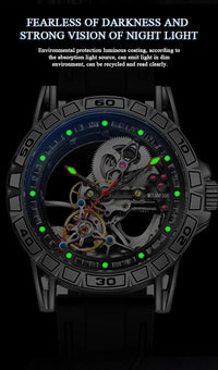 Shark & Sapphire Luminary Skeleton Automatic - Shark & Sapphire