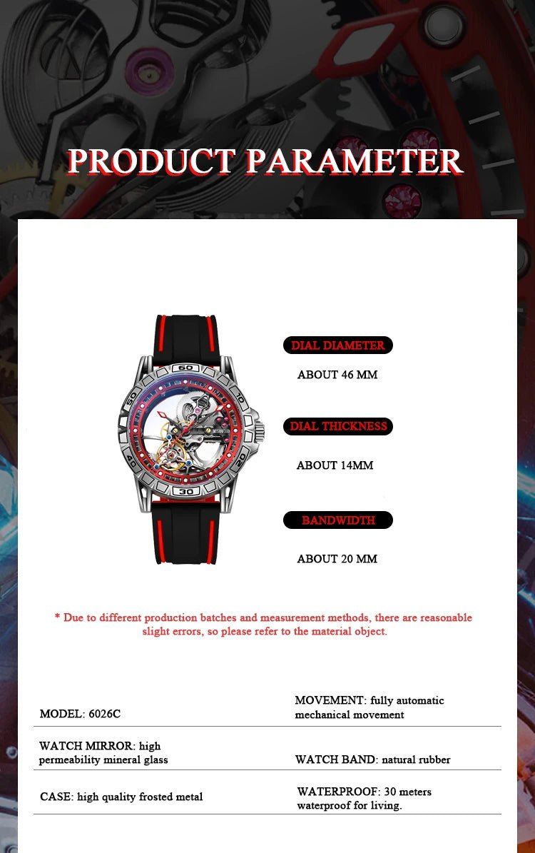 Shark & Sapphire Luminary Skeleton Automatic - Shark & Sapphire