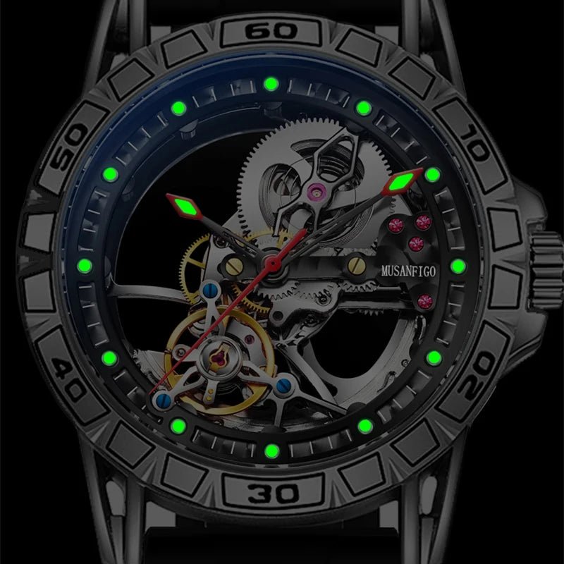 Shark & Sapphire Luminary Skeleton Automatic - Shark & Sapphire