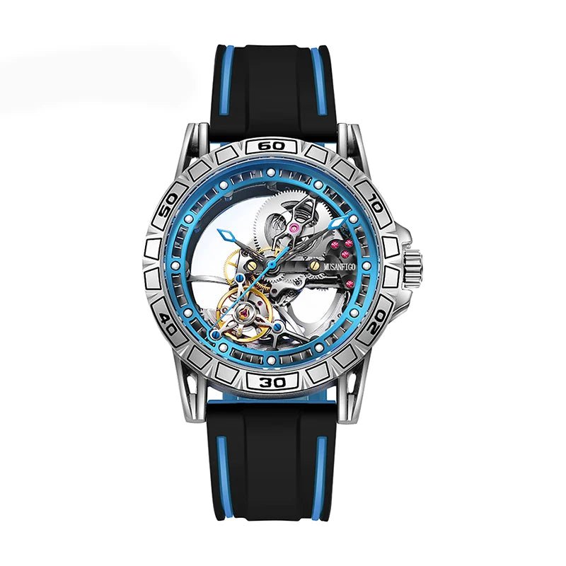 Shark & Sapphire Luminary Skeleton Automatic - Shark & Sapphire