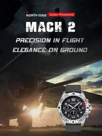 Solar Aviator Chrono - Mach 2 Edition - Shark & Sapphire