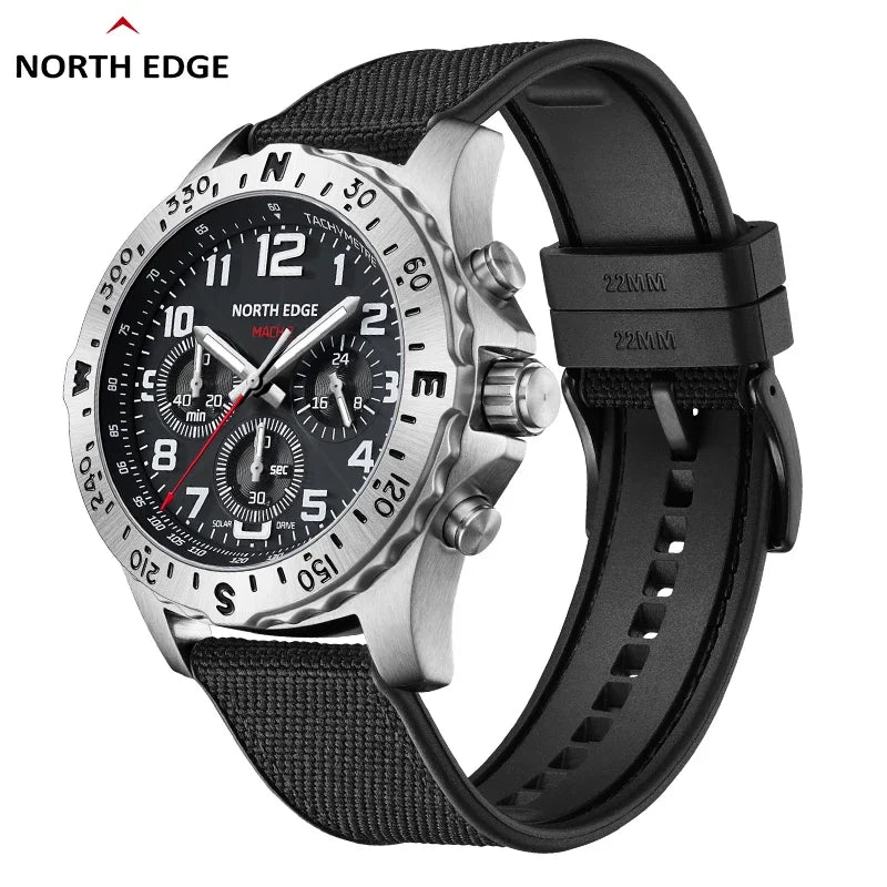 Solar Aviator Chrono - Mach 2 Edition - Shark & Sapphire