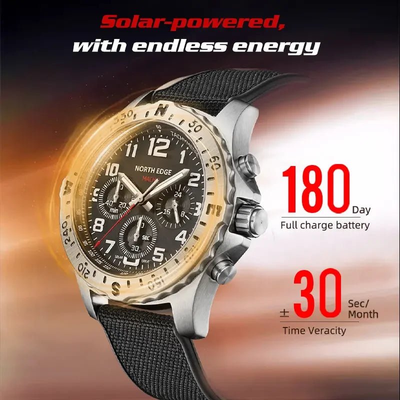 Solar Aviator Chrono - Mach 2 Edition - Shark & Sapphire