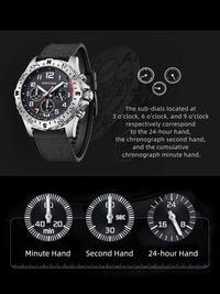 Solar Aviator Chrono - Mach 2 Edition - Shark & Sapphire