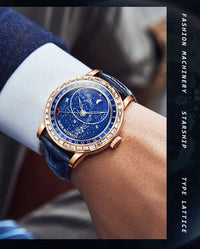 The Diamond Celestial Orbit Automatic - Shark & Sapphire
