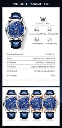 The Diamond Celestial Orbit Automatic - Shark & Sapphire