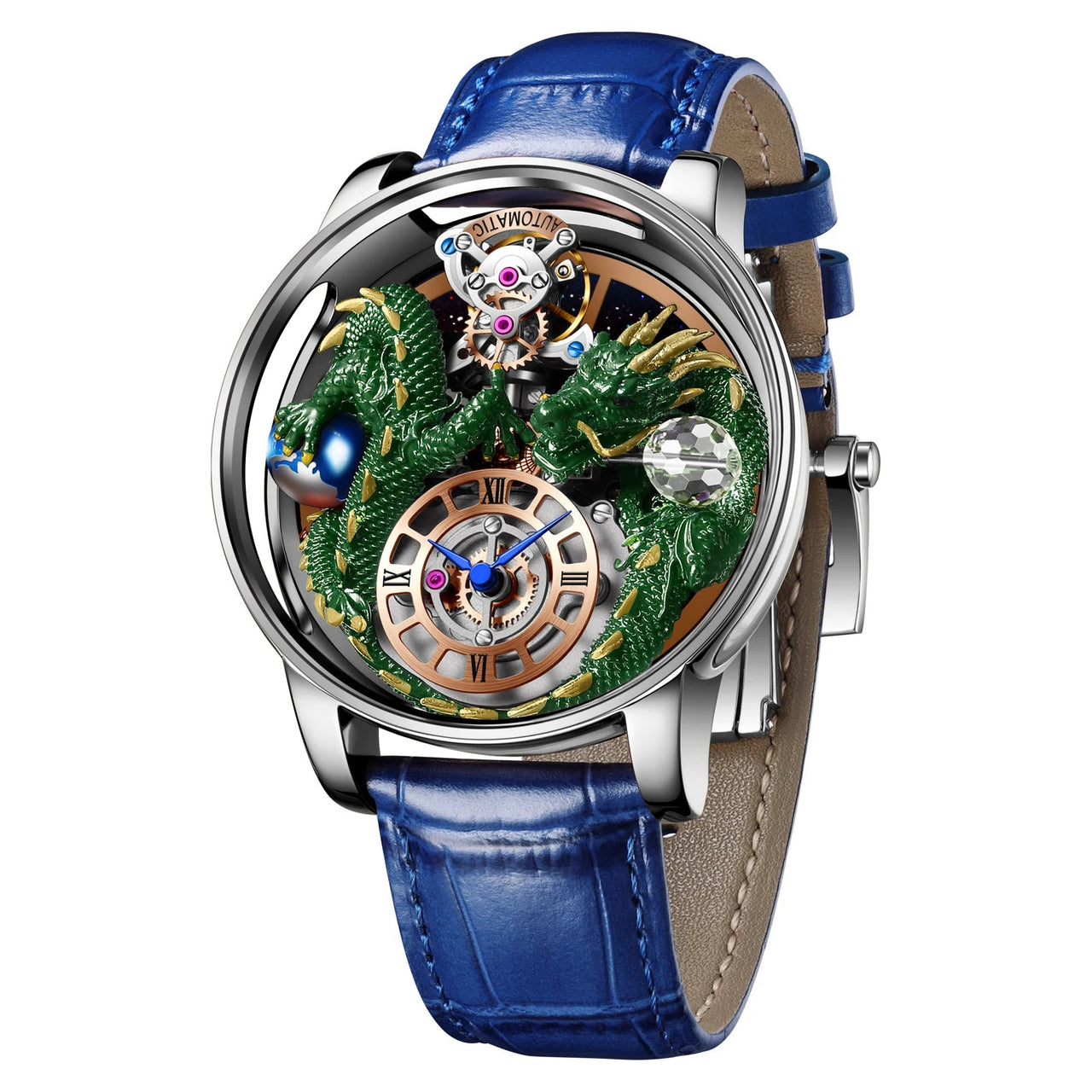 The Superior Dragon Automatic Watch - Prestige Edition - Shark & Sapphire