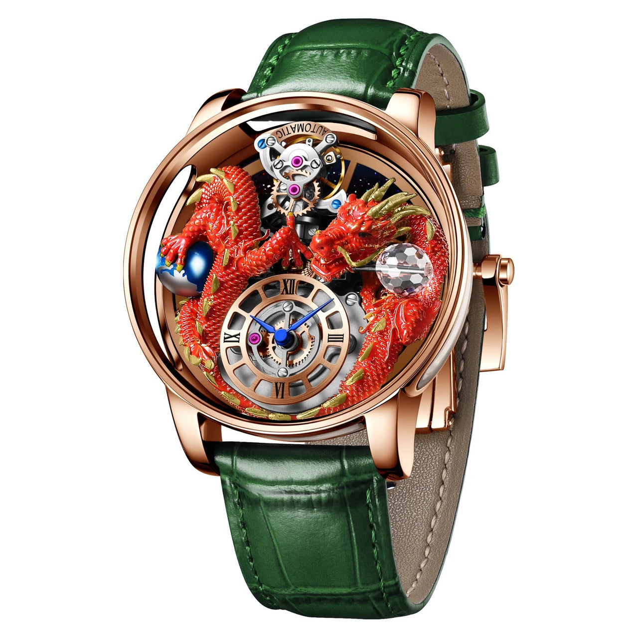 The Superior Dragon Automatic Watch - Prestige Edition - Shark & Sapphire