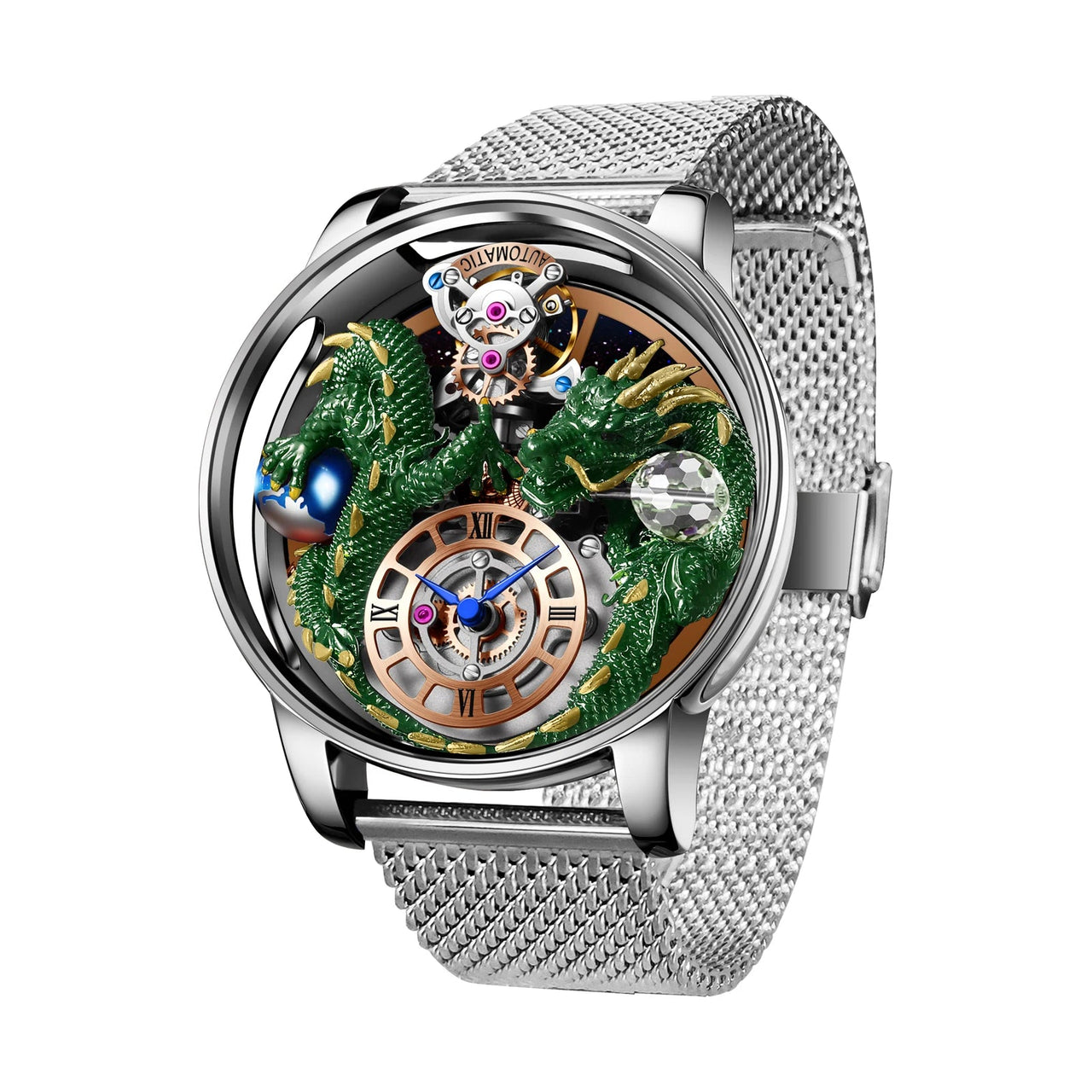 The Superior Dragon Automatic Watch - Prestige Edition - Shark & Sapphire