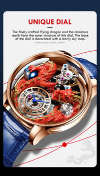 The Superior Dragon Automatic Watch - Prestige Edition - Shark & Sapphire