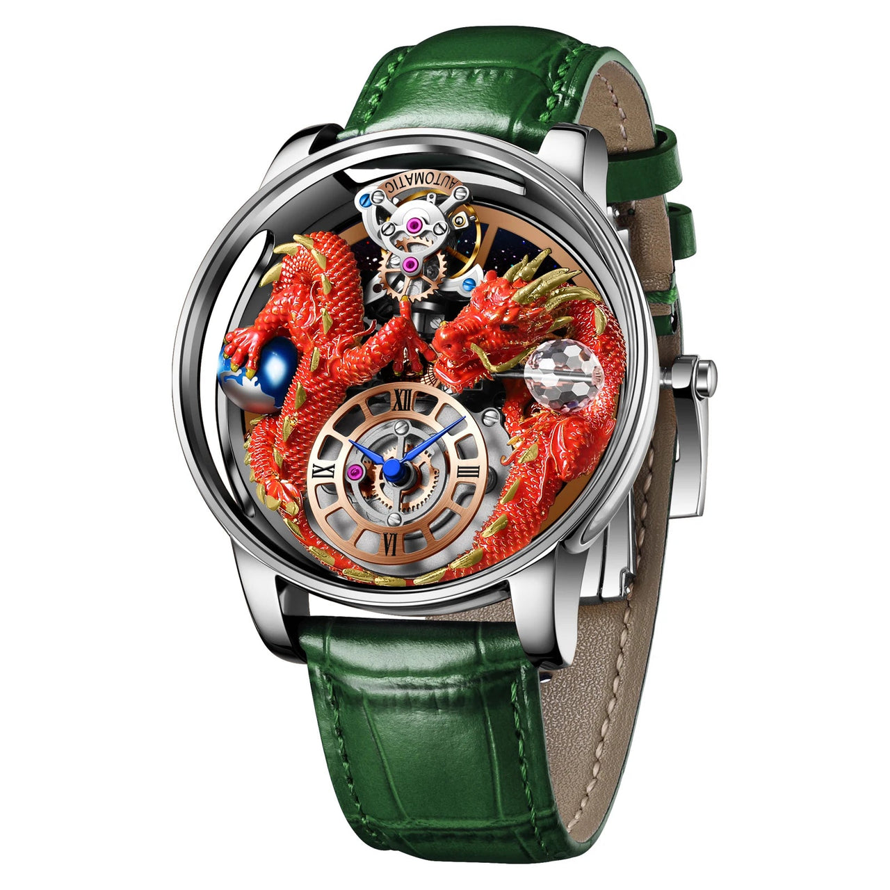 The Superior Dragon Automatic Watch - Prestige Edition - Shark & Sapphire